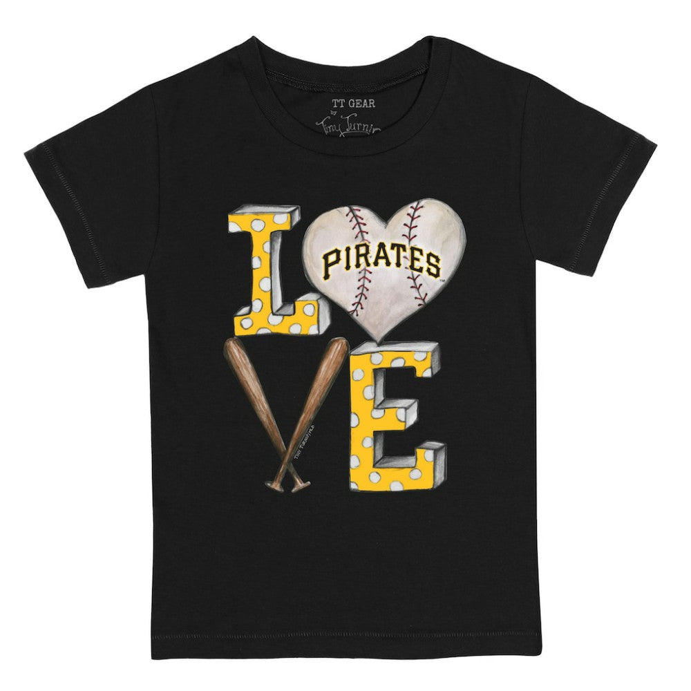 MLB Pittsburgh Pirates Tiny Turnip Youth Baseball Love T-Shirt