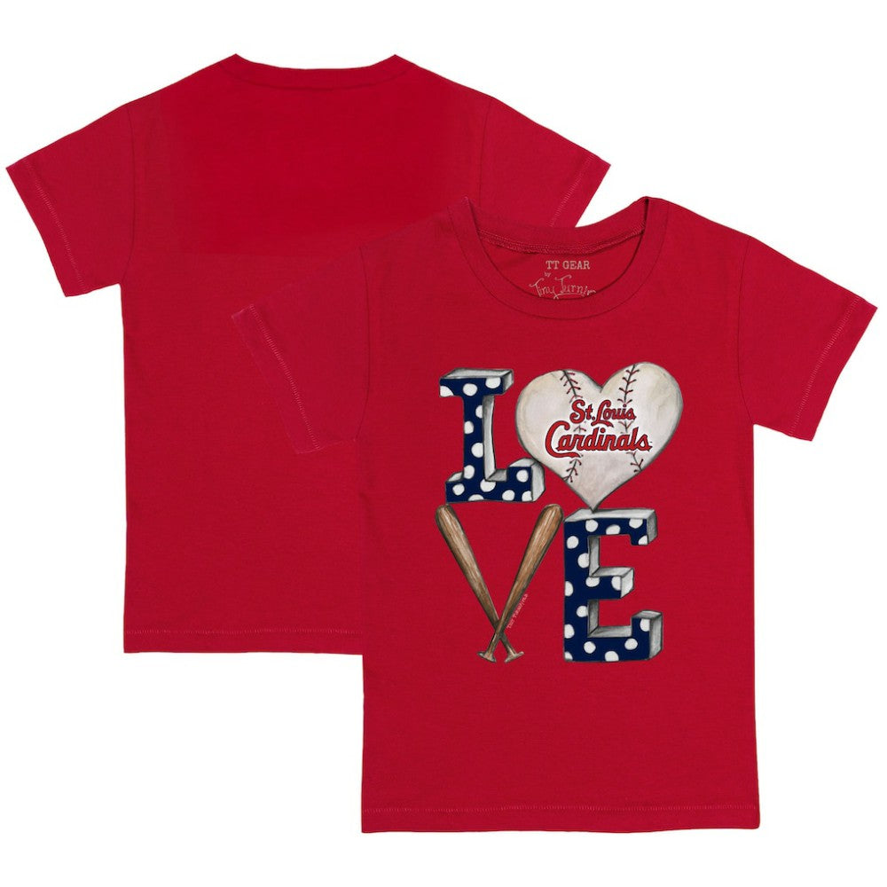 MLB St. Louis Cardinals Tiny Turnip Youth Baseball Love T-Shirt