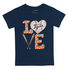 MLB Detroit Tigers Tiny Turnip Youth Baseball Love T-Shirt