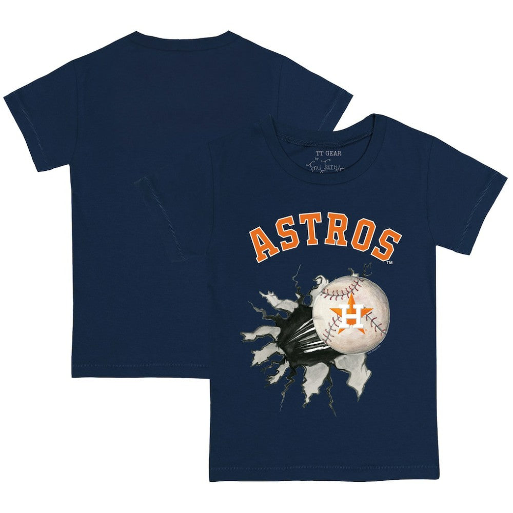 MLB Houston Astros Tiny Turnip Youth Baseball Tear T-Shirt