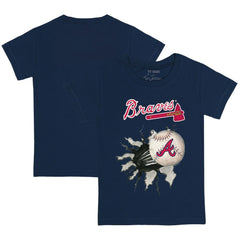 MLB Atlanta Braves Tiny Turnip Youth Baseball Tear T-Shirt