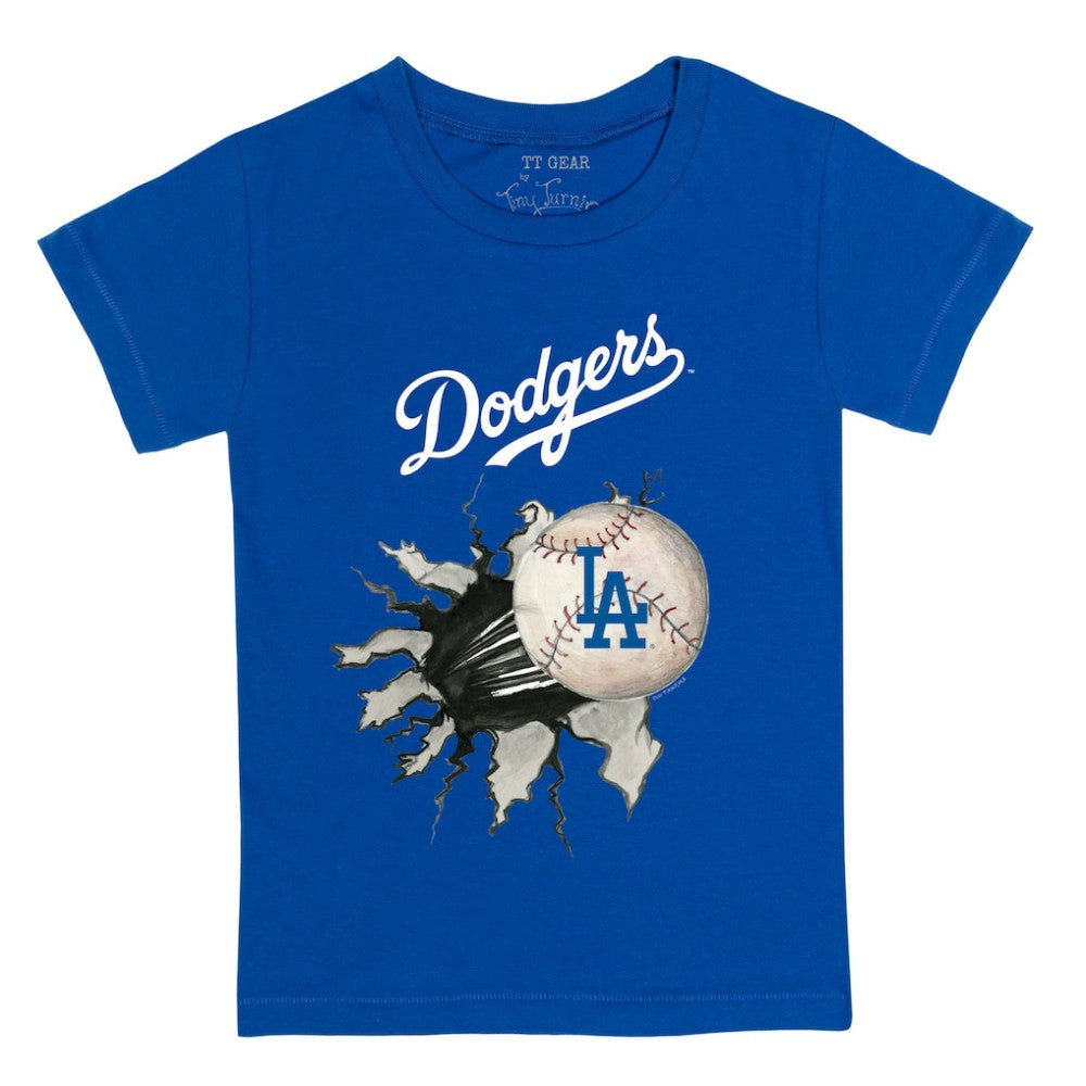 MLB Los Angeles Dodgers Tiny Turnip Youth Baseball Tear T-Shirt