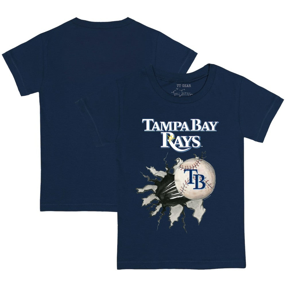 MLB Tampa Bay Rays Tiny Turnip Youth Baseball Tear T-Shirt