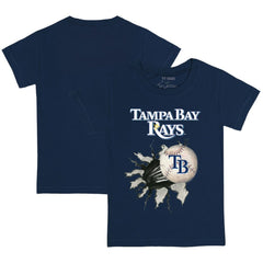 MLB Tampa Bay Rays Tiny Turnip Youth Baseball Tear T-Shirt