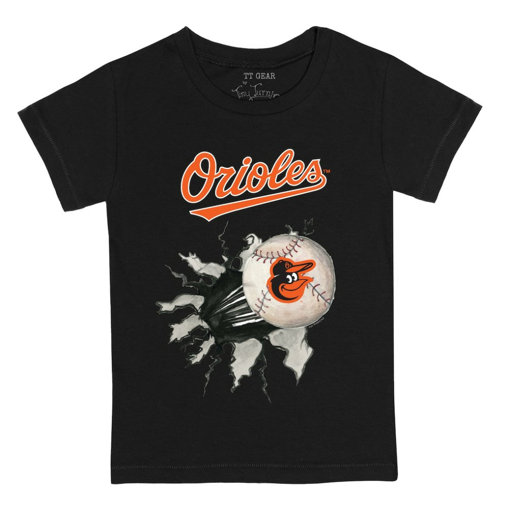MLB Baltimore Orioles Tiny Turnip Youth Baseball Tear T-Shirt