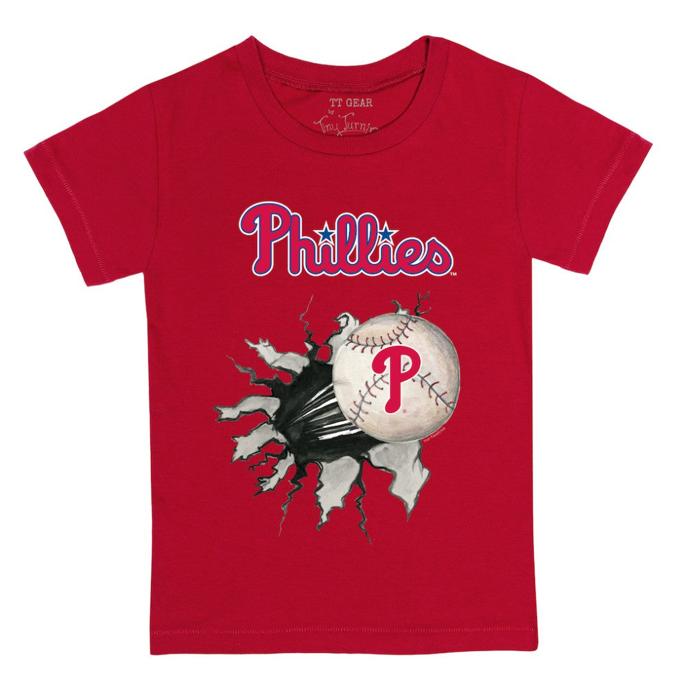 MLB Philadelphia Phillies Tiny Turnip Youth Baseball Tear T-Shirt