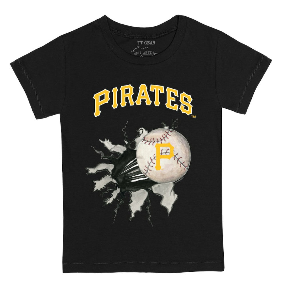 MLB Pittsburgh Pirates Tiny Turnip Youth Baseball Tear T-Shirt