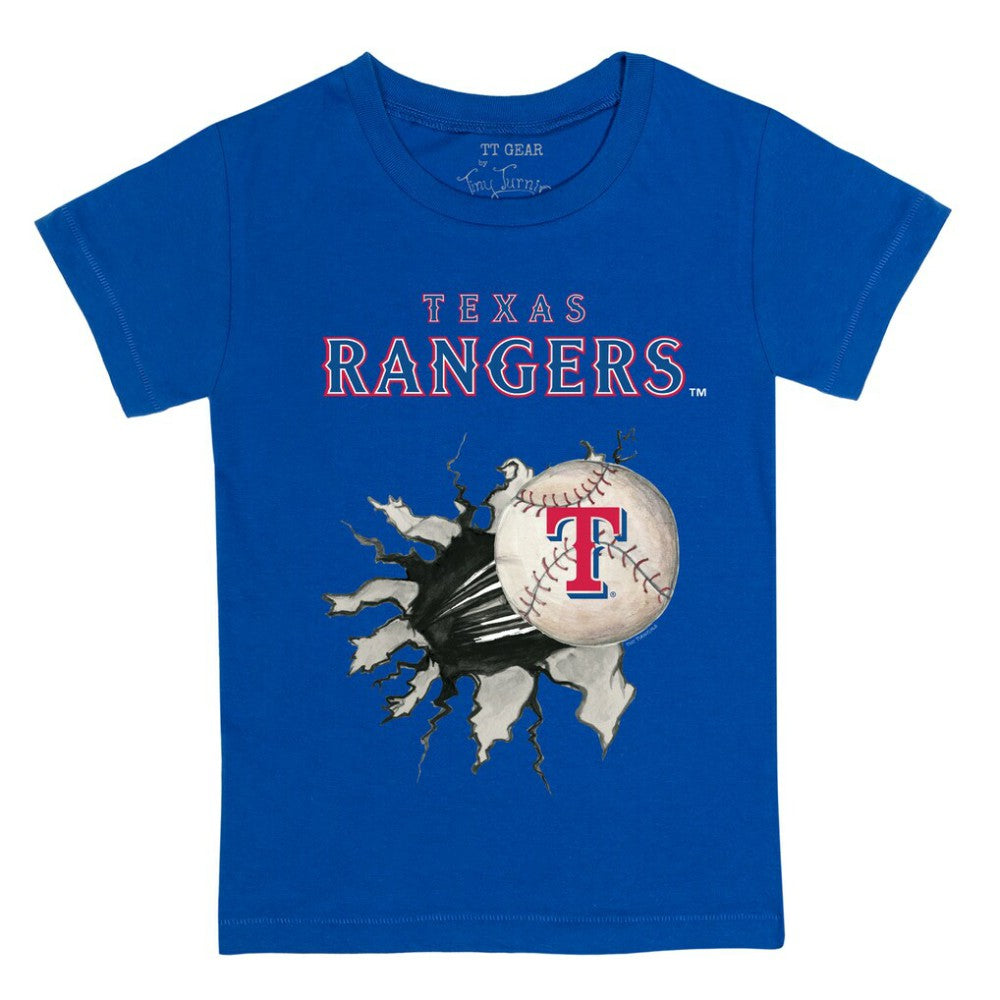 MLB Texas Rangers Tiny Turnip Youth Baseball Tear T-Shirt