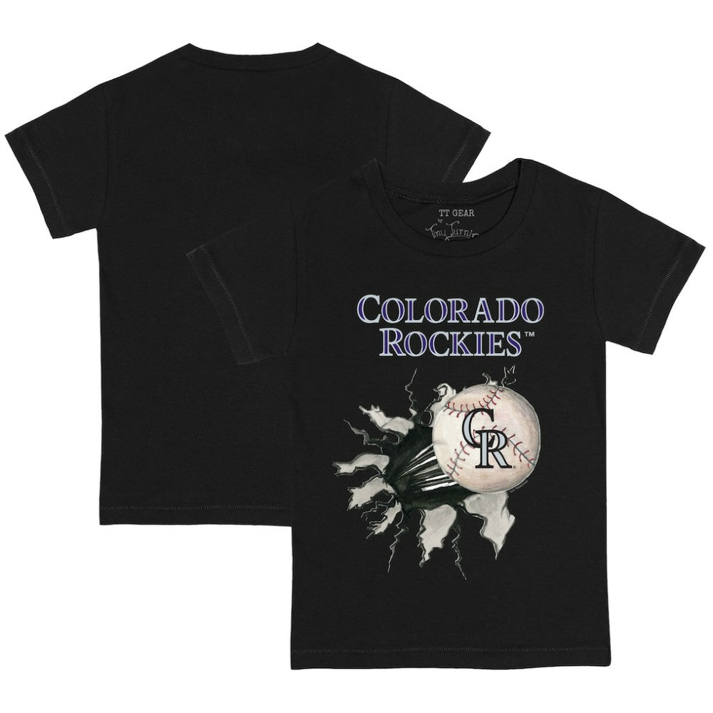 MLB Colorado Rockies Tiny Turnip Youth Baseball Tear T-Shirt