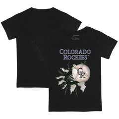 MLB Colorado Rockies Tiny Turnip Youth Baseball Tear T-Shirt