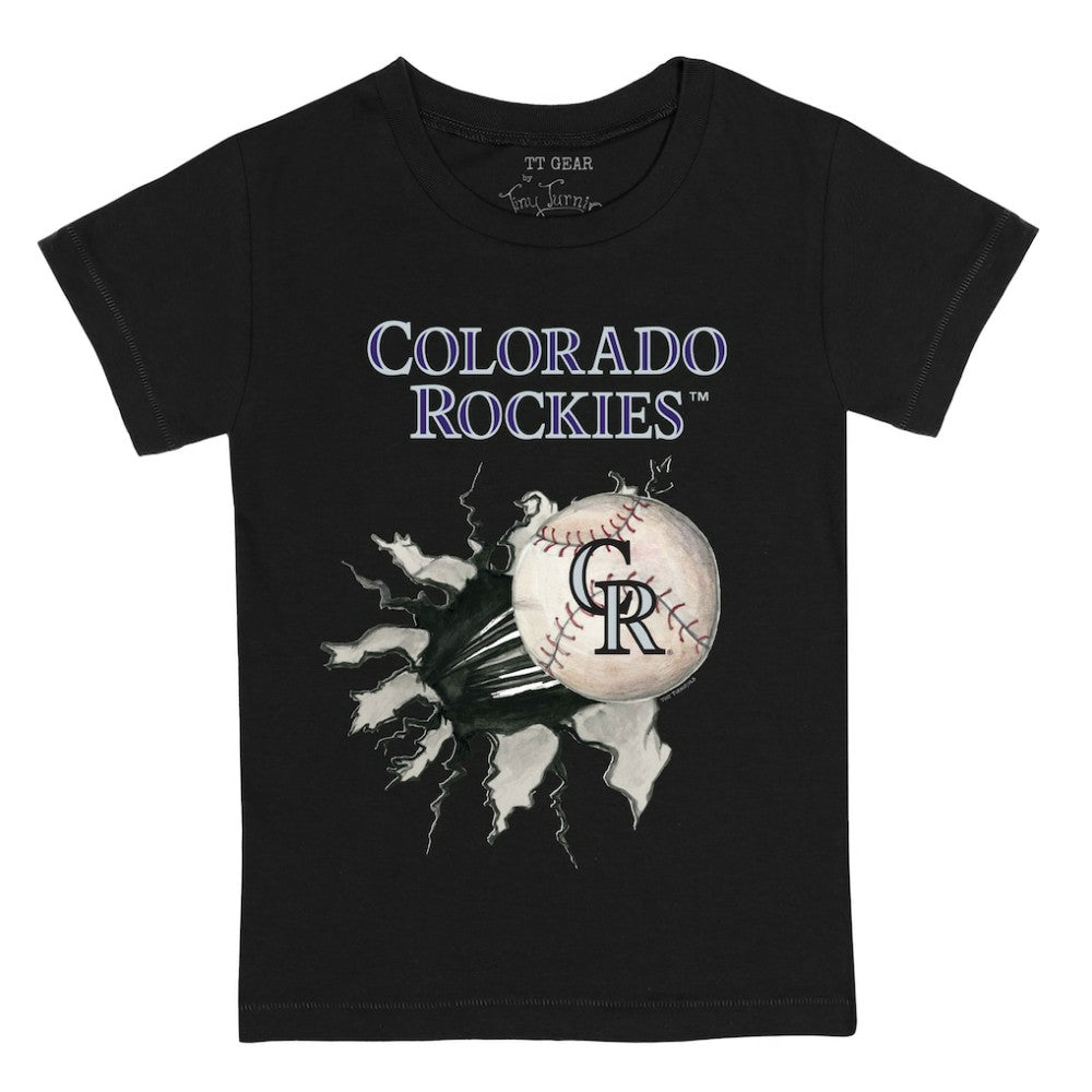 MLB Colorado Rockies Tiny Turnip Youth Baseball Tear T-Shirt