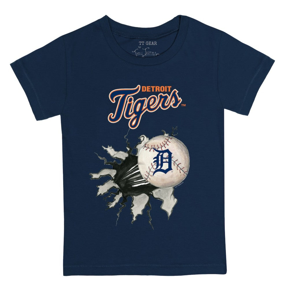 MLB Detroit Tigers Tiny Turnip Youth Baseball Tear T-Shirt