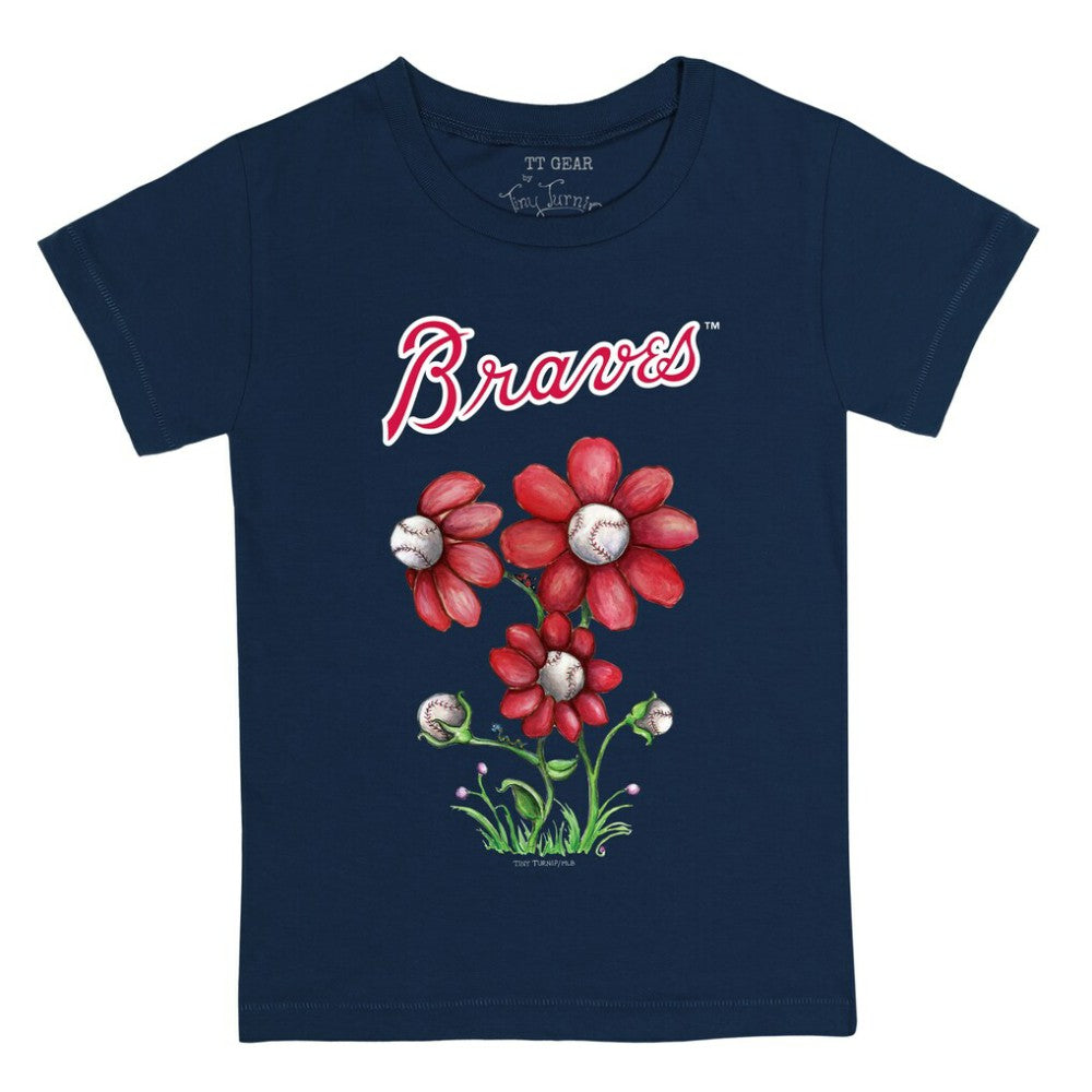 MLB Atlanta Braves Tiny Turnip Youth Blooming Baseballs T-Shirt