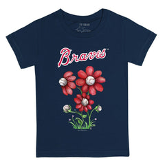 MLB Atlanta Braves Tiny Turnip Youth Blooming Baseballs T-Shirt