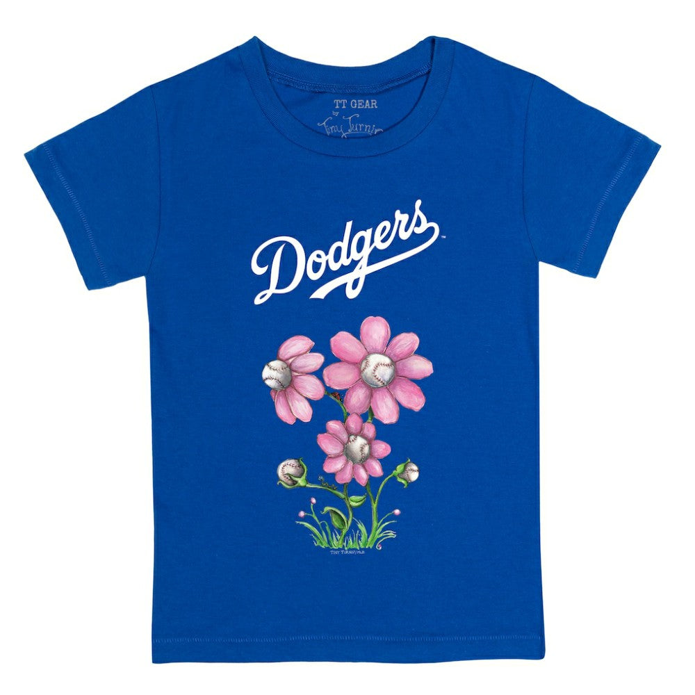MLB Los Angeles Dodgers Tiny Turnip Youth Blooming Baseballs T-Shirt