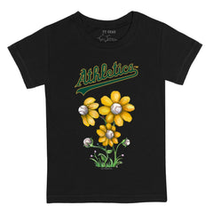 MLB Athletics Tiny Turnip Youth Blooming Baseballs T-Shirt