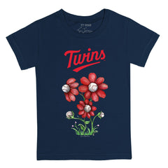 MLB Minnesota Twins Tiny Turnip Youth Blooming Baseballs T-Shirt