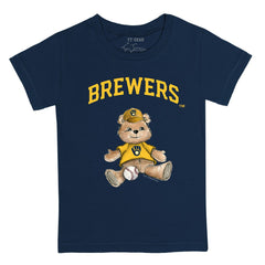 MLB Milwaukee Brewers Tiny Turnip Youth Teddy Boy T-Shirt