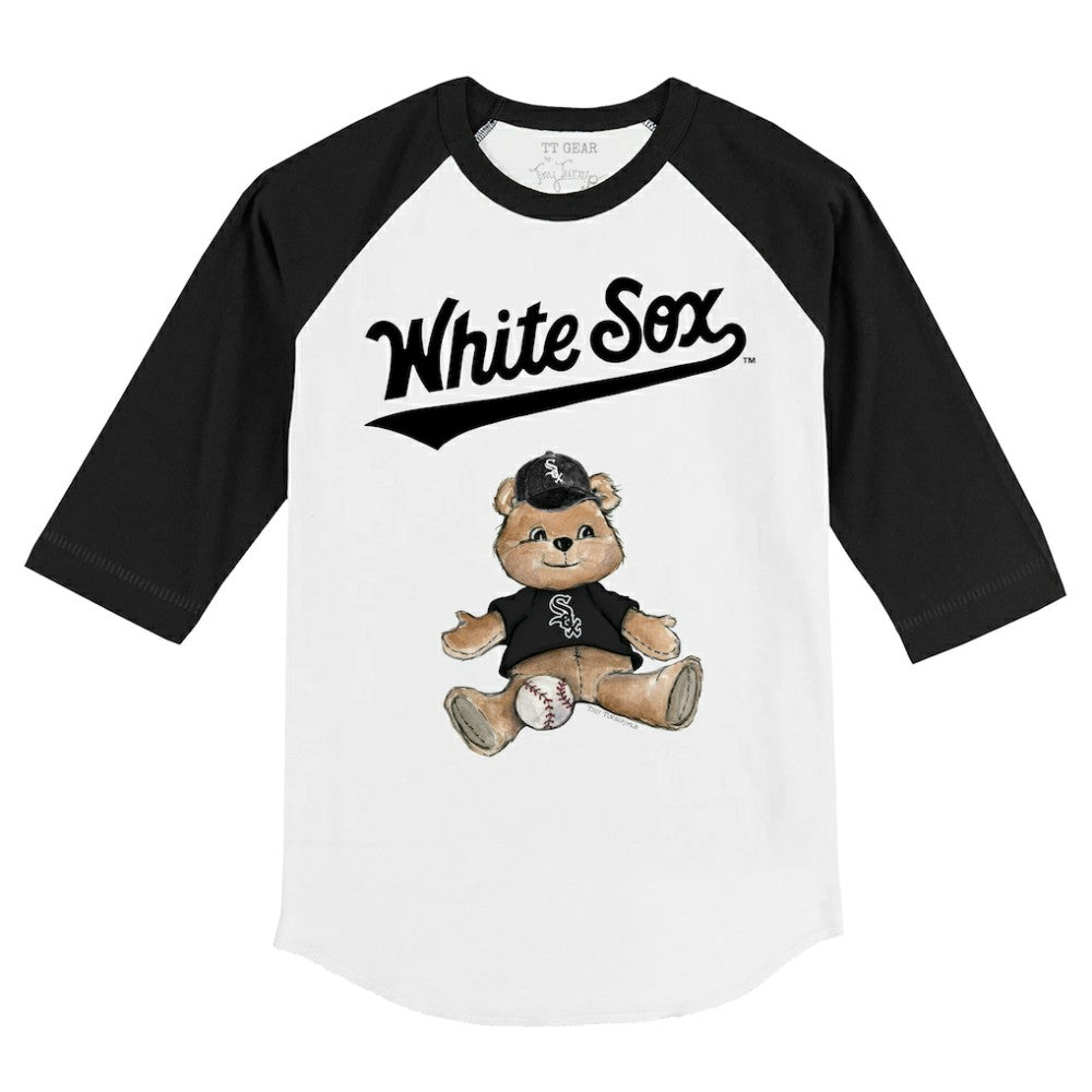 MLB Chicago White Sox Tiny Turnip Youth Teddy Boy 3/4-Sleeve Raglan T-Shirt