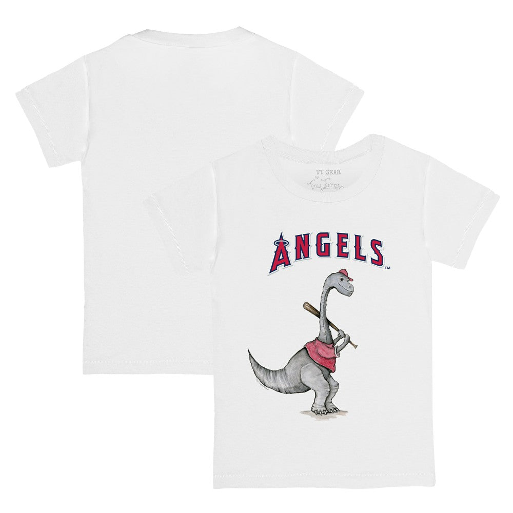 MLB Los Angeles Angels Tiny Turnip Youth Bronto Logo T-Shirt