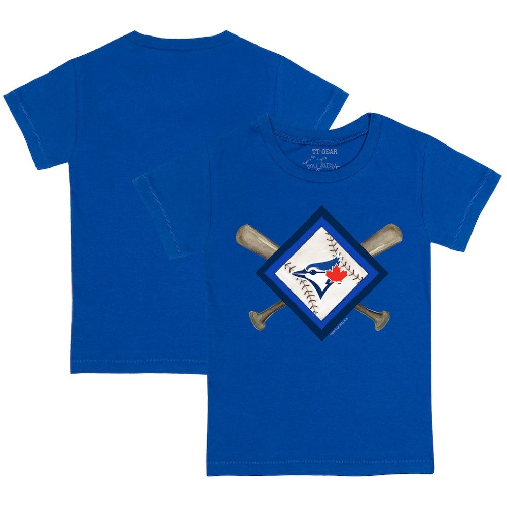 MLB Toronto Blue Jays Tiny Turnip Youth Diamond Cross Bats T-Shirt