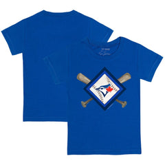 MLB Toronto Blue Jays Tiny Turnip Youth Diamond Cross Bats T-Shirt