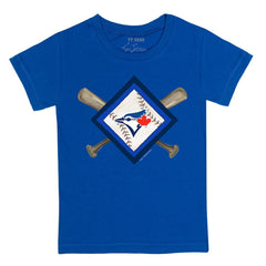 MLB Toronto Blue Jays Tiny Turnip Youth Diamond Cross Bats T-Shirt