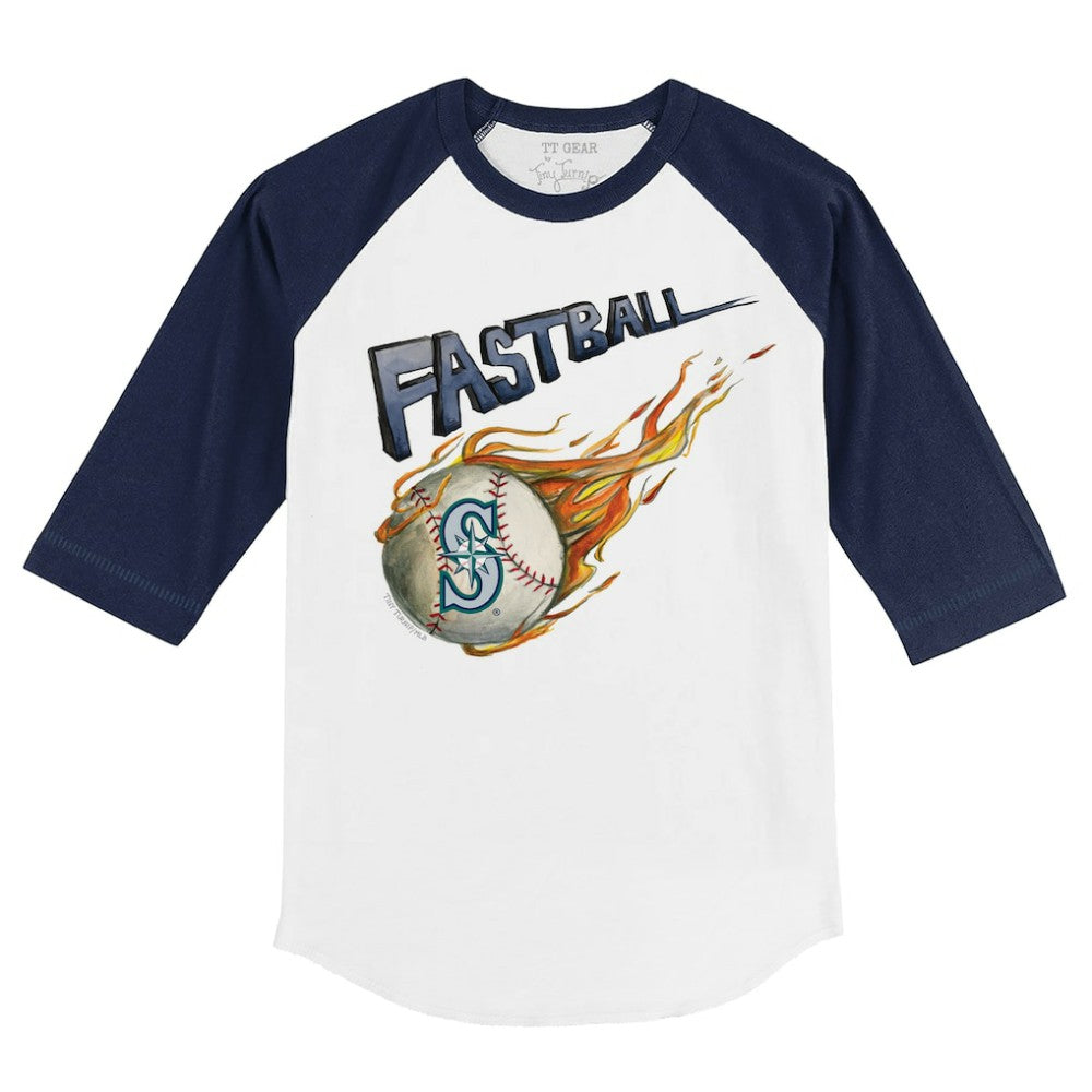 MLB Seattle Mariners Tiny Turnip Youth Fastball 3/4-Sleeve Raglan T-Shirt