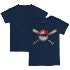 MLB Atlanta Braves Tiny Turnip Youth Hat Crossbats T-Shirt