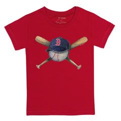 MLB Boston Red Sox Tiny Turnip Youth Hat Crossbats T-Shirt