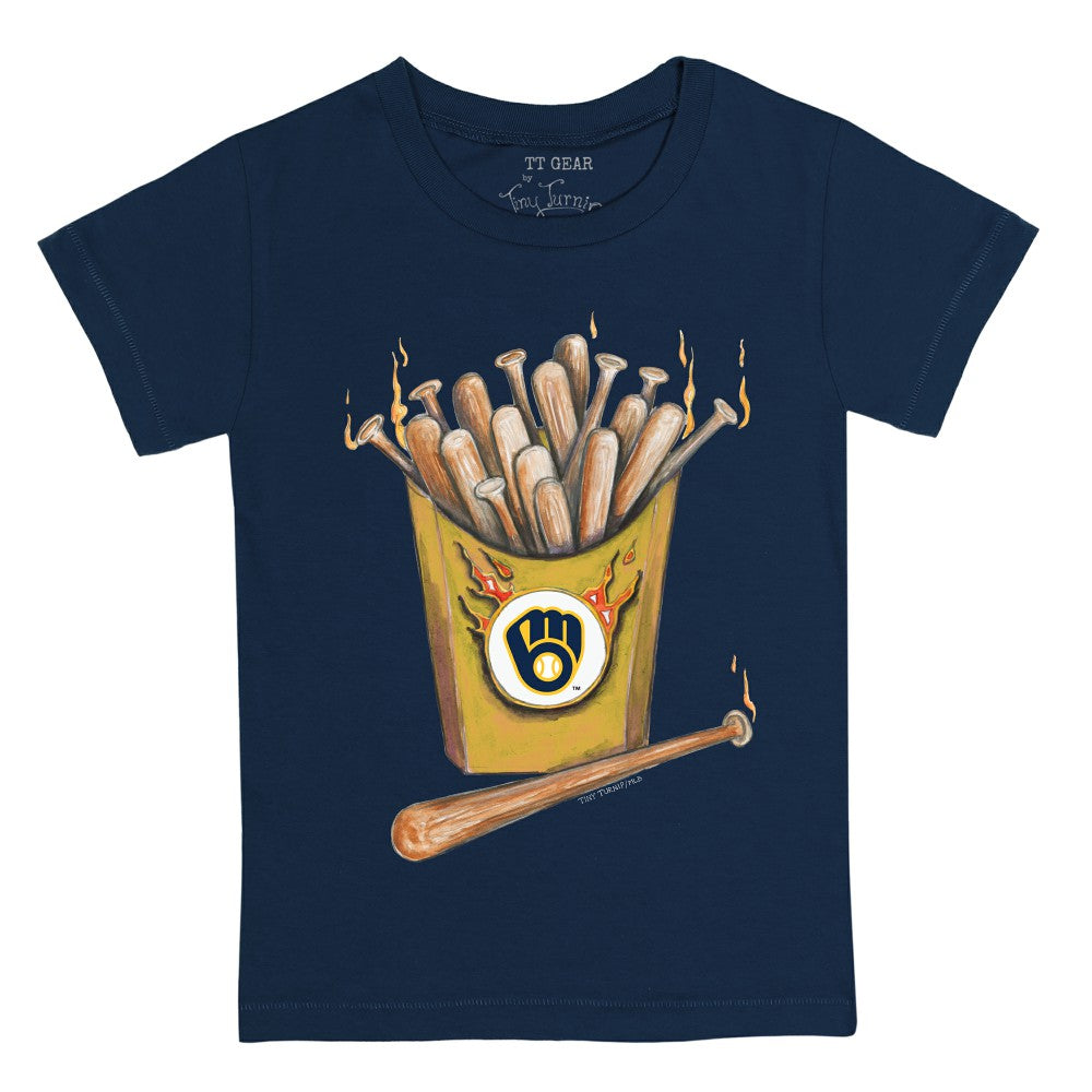 MLB Milwaukee Brewers Tiny Turnip Youth Hot Bats T-Shirt