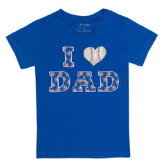 MLB Chicago Cubs Tiny Turnip Youth I Love Dad T-Shirt