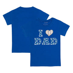 MLB Los Angeles Dodgers Tiny Turnip Youth I Love Dad T-Shirt
