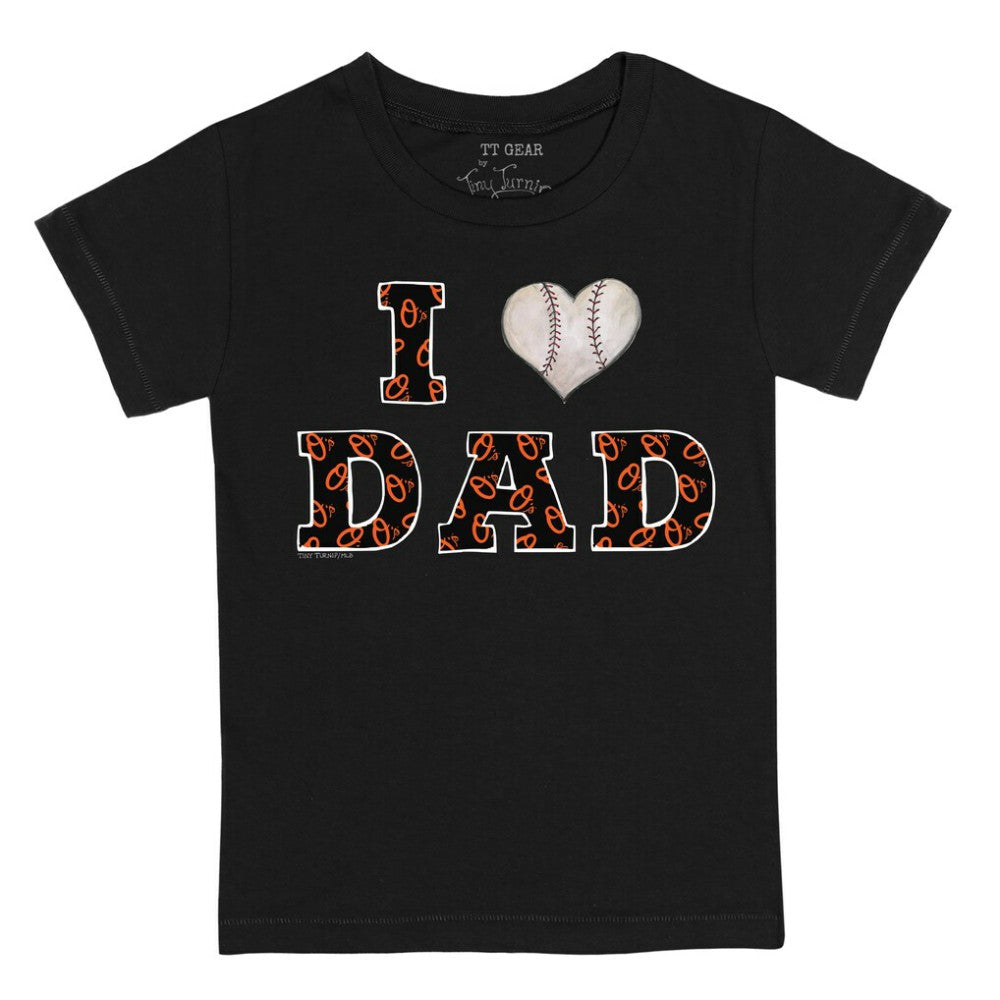 MLB Baltimore Orioles Tiny Turnip Youth I Love Dad T-Shirt