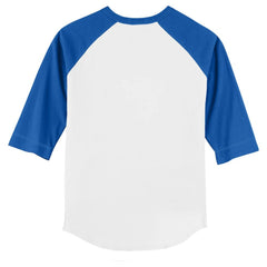 MLB Chicago Cubs Tiny Turnip Youth Kate 3/4-Sleeve Raglan T-Shirt
