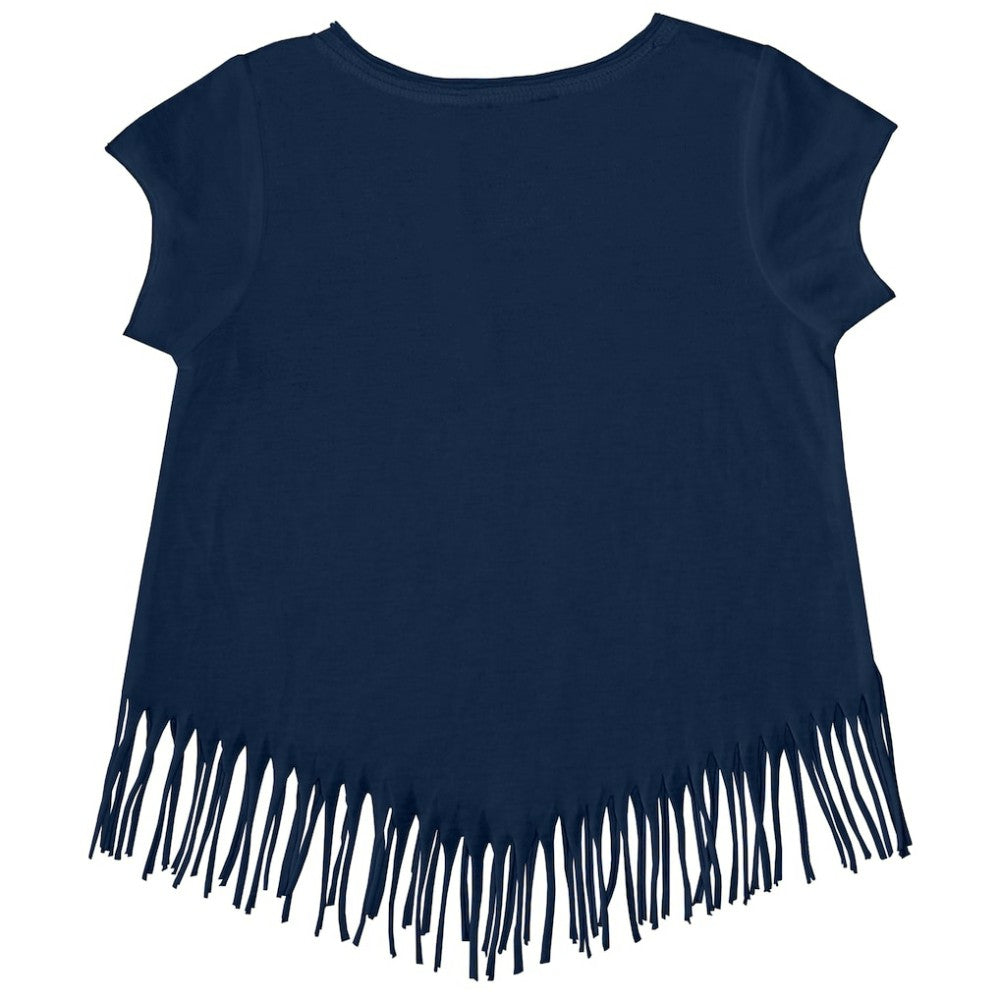 MLB Tampa Bay Rays Tiny Turnip Girls Youth Prism Arrows Fringe T-Shirt