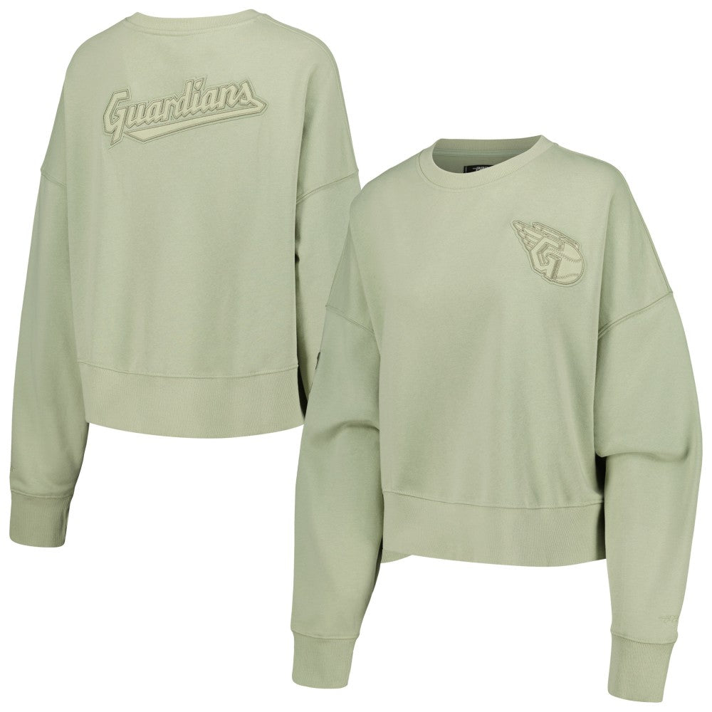 MLB Cleveland Guardians Pro Standard Women's Fleece Pullover Sweatshirt