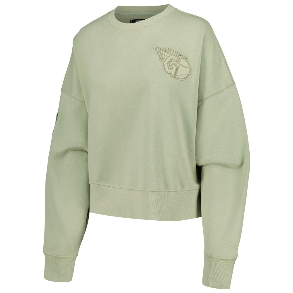 MLB Cleveland Guardians Pro Standard Women's Fleece Pullover Sweatshirt