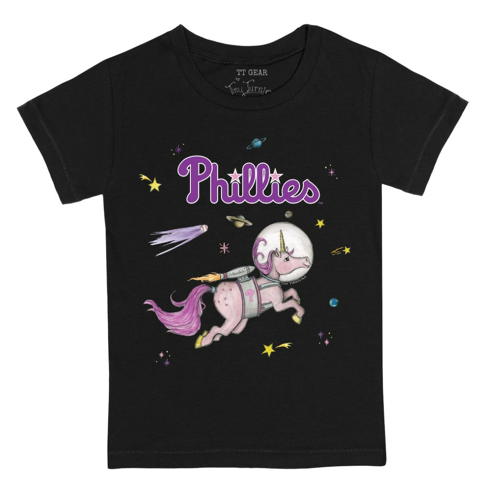 MLB Philadelphia Phillies Tiny Turnip Youth Space Unicorn T-Shirt