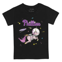 MLB Philadelphia Phillies Tiny Turnip Youth Space Unicorn T-Shirt