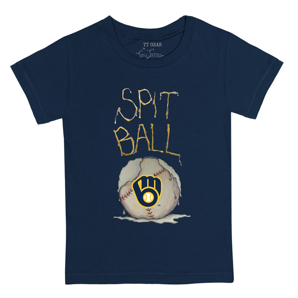 MLB Milwaukee Brewers Tiny Turnip Youth Spit Ball T-Shirt