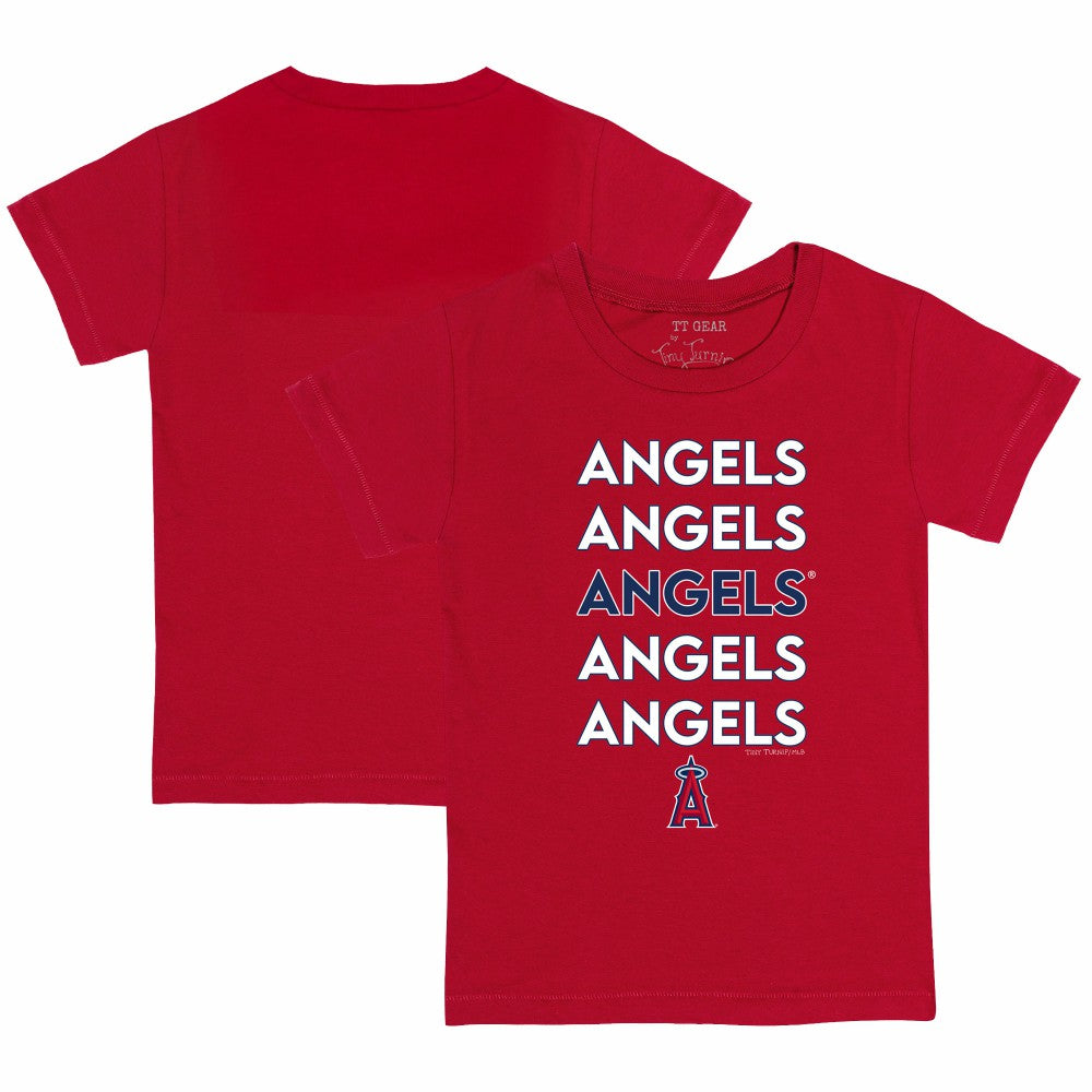 MLB Los Angeles Angels Tiny Turnip Youth Stacked T-Shirt