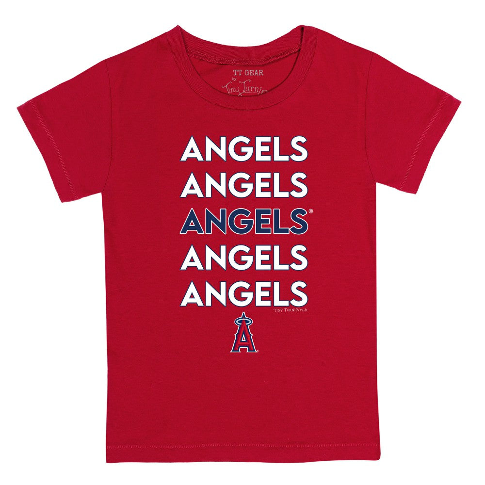 MLB Los Angeles Angels Tiny Turnip Youth Stacked T-Shirt