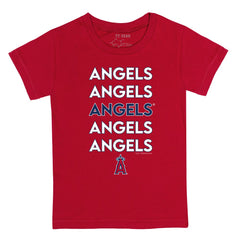 MLB Los Angeles Angels Tiny Turnip Youth Stacked T-Shirt