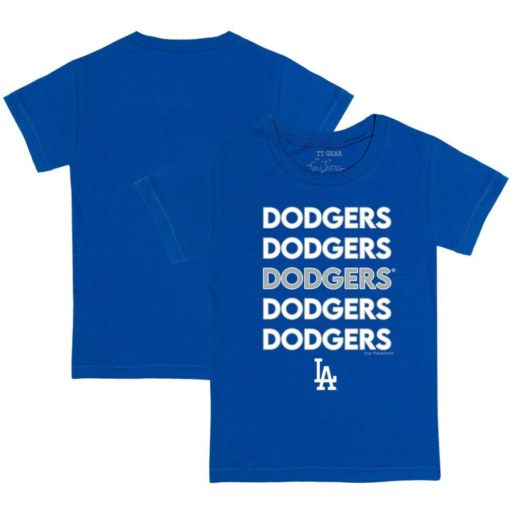 MLB Los Angeles Dodgers Tiny Turnip Youth Stacked T-Shirt