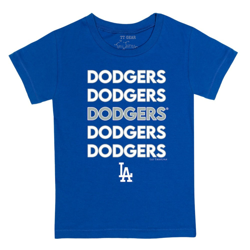 MLB Los Angeles Dodgers Tiny Turnip Youth Stacked T-Shirt