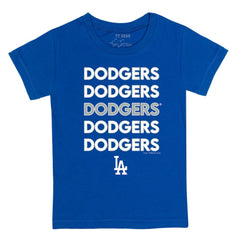 MLB Los Angeles Dodgers Tiny Turnip Youth Stacked T-Shirt