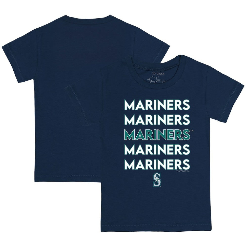 MLB Seattle Mariners Tiny Turnip Youth Stacked T-Shirt