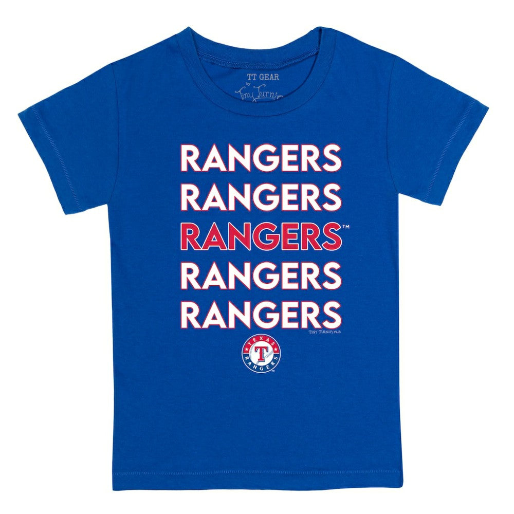 MLB Texas Rangers Tiny Turnip Youth Stacked T-Shirt