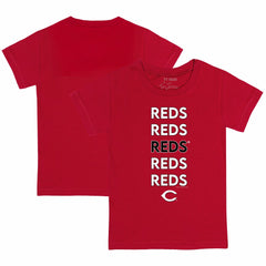 MLB Cincinnati Reds Tiny Turnip Youth Stacked T-Shirt